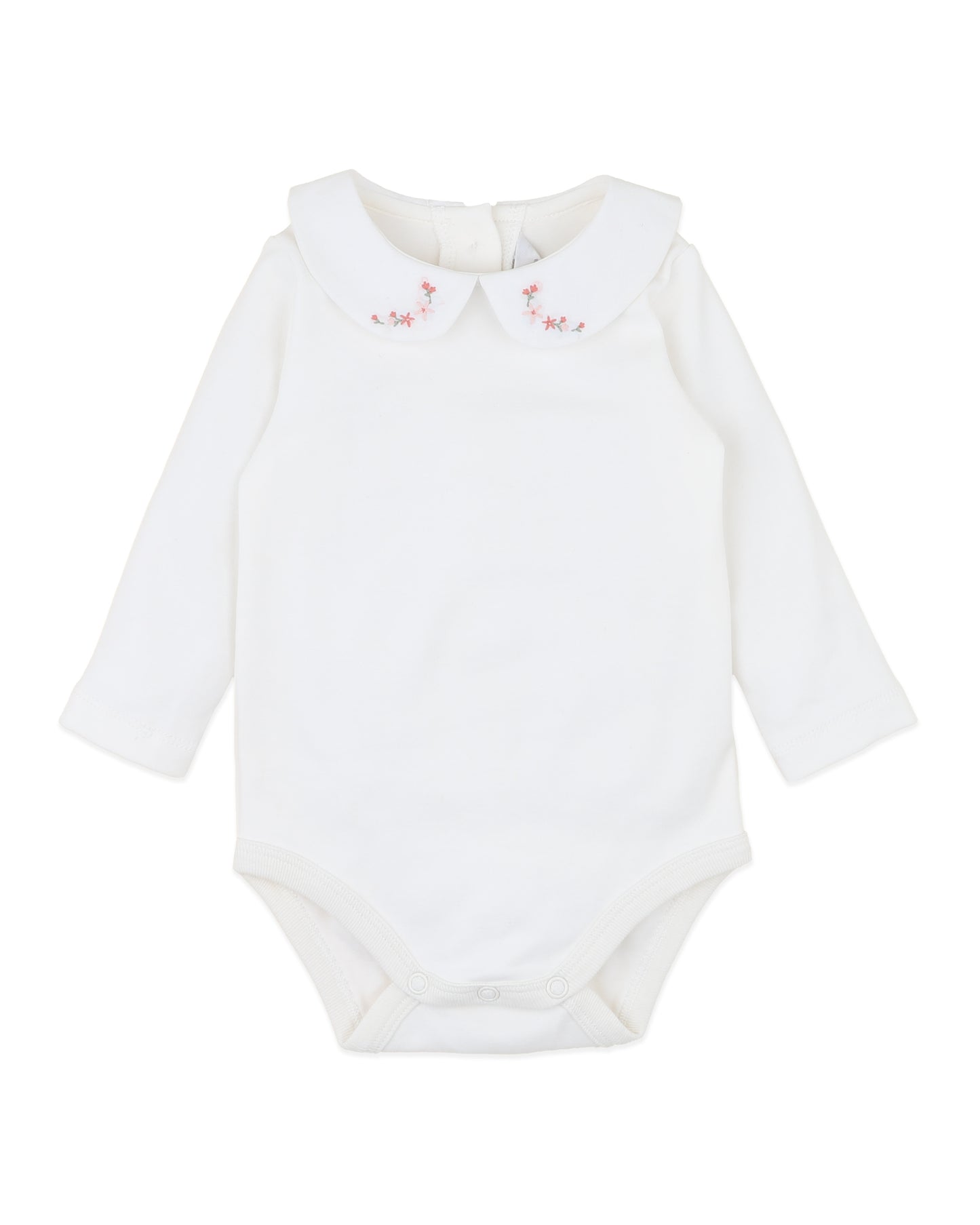 GEMMA EMB. COLLAR BODYSUIT - CLOUD