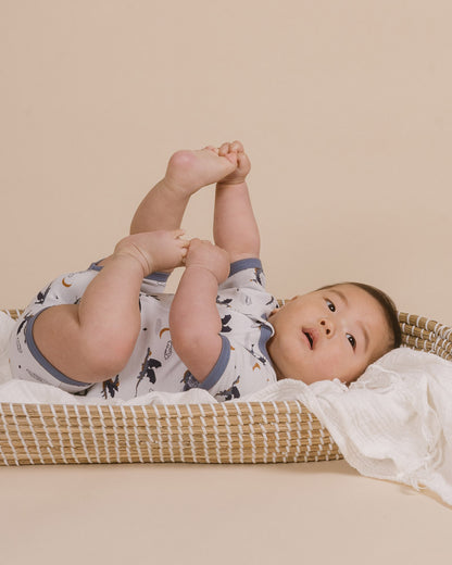 NINO SS ZIP ROMPER