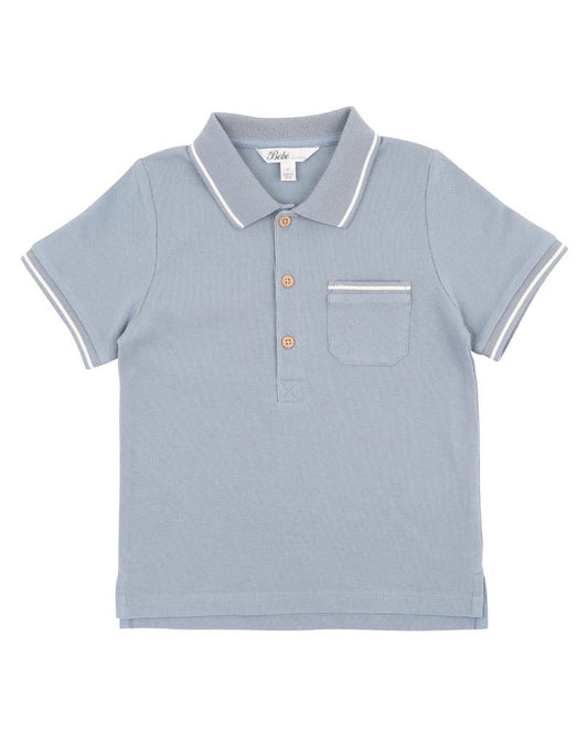ROMAN SS POLO - LAKE BLUE
