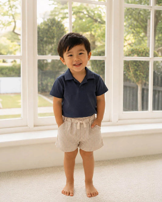 EVAN SS POLO - INDIGO