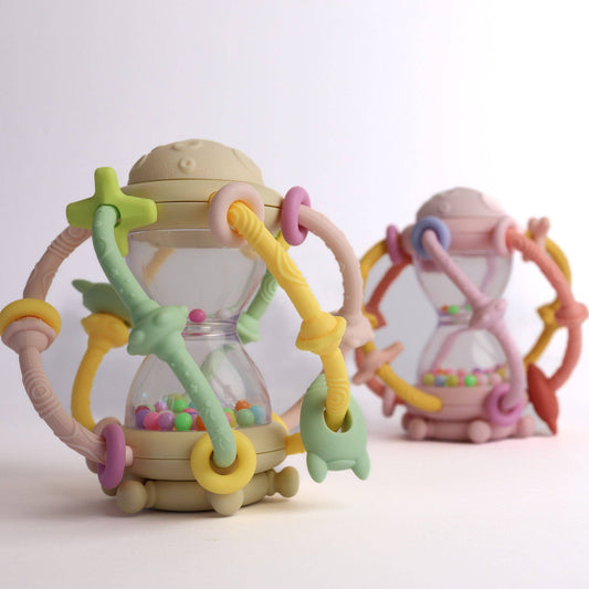 HOURGLASS RATTLE - TUITTI FRUITTI