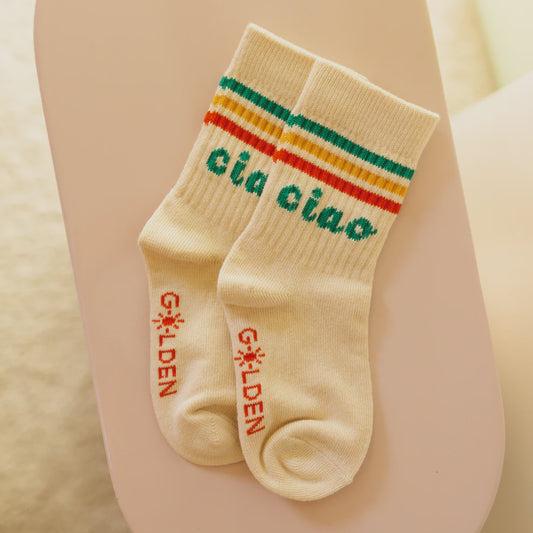 CIAO RETRO SOCKS - TAN