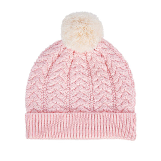 COPENHAGEN MERINO BEANIE - PINK