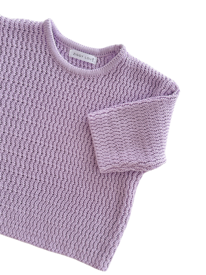 PULLOVER - VIOLET | BY ZIGGY LOU