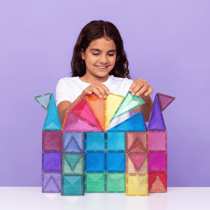 CONNETIX 48 PC GLITTER CASTEL PACK