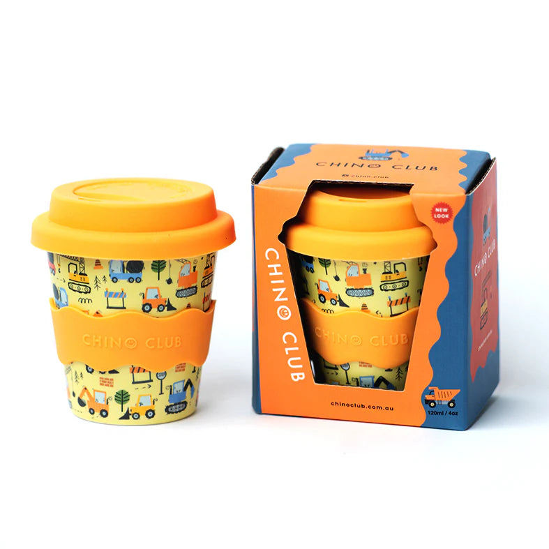 DIGGER BABYCHINO CUP 120ML - OCHRE