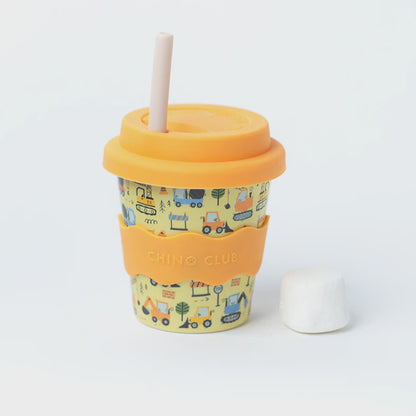DIGGER BABYCHINO CUP 120ML - OCHRE