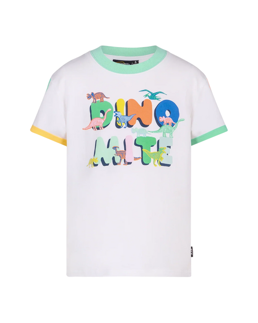 DINO-MITE RETRO RINGER TEE