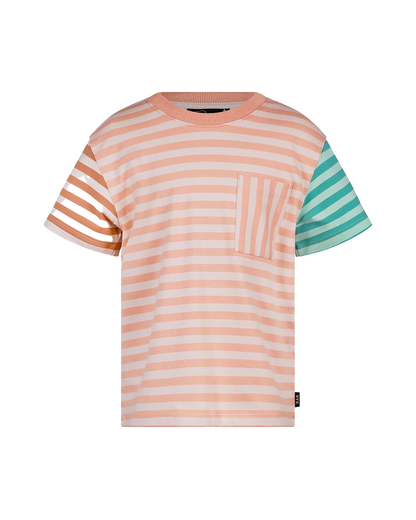 PRINTED STRIPE SHORT SLEEVE T-SHIRT