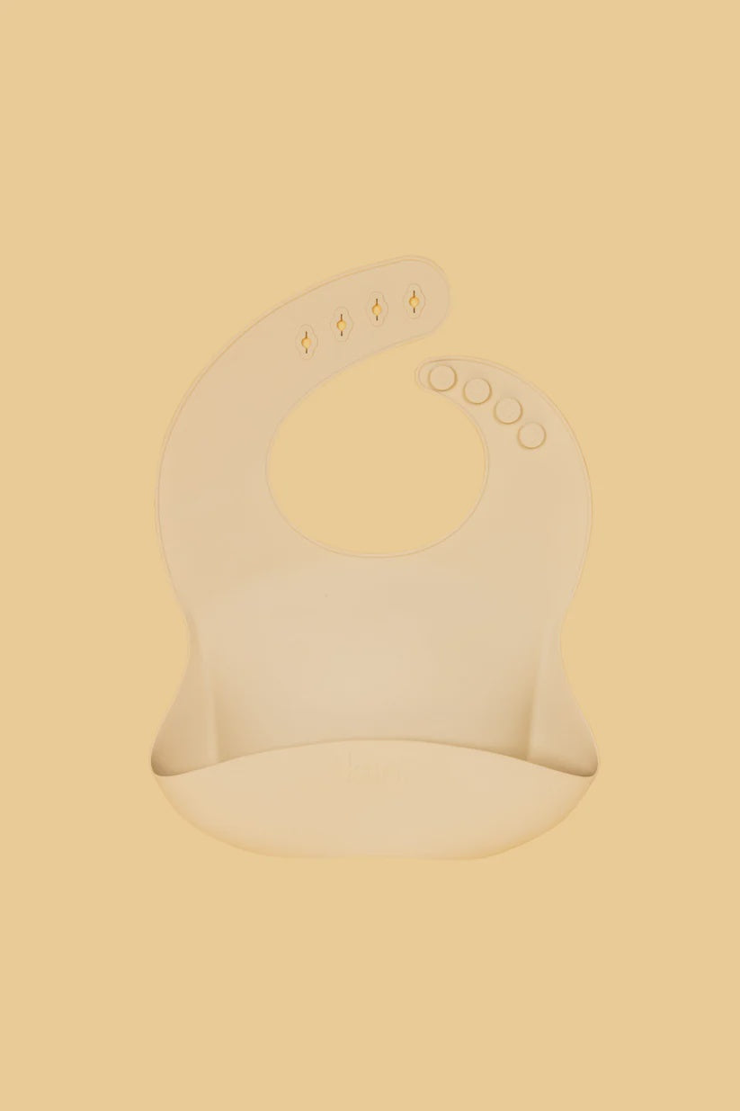 SILICONE BIB - VANILLA