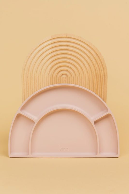 SILICONE DIVIDED PLATE - BLOSSOM