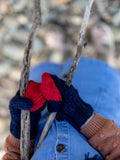 SUNRISE MITTENS - NAVY