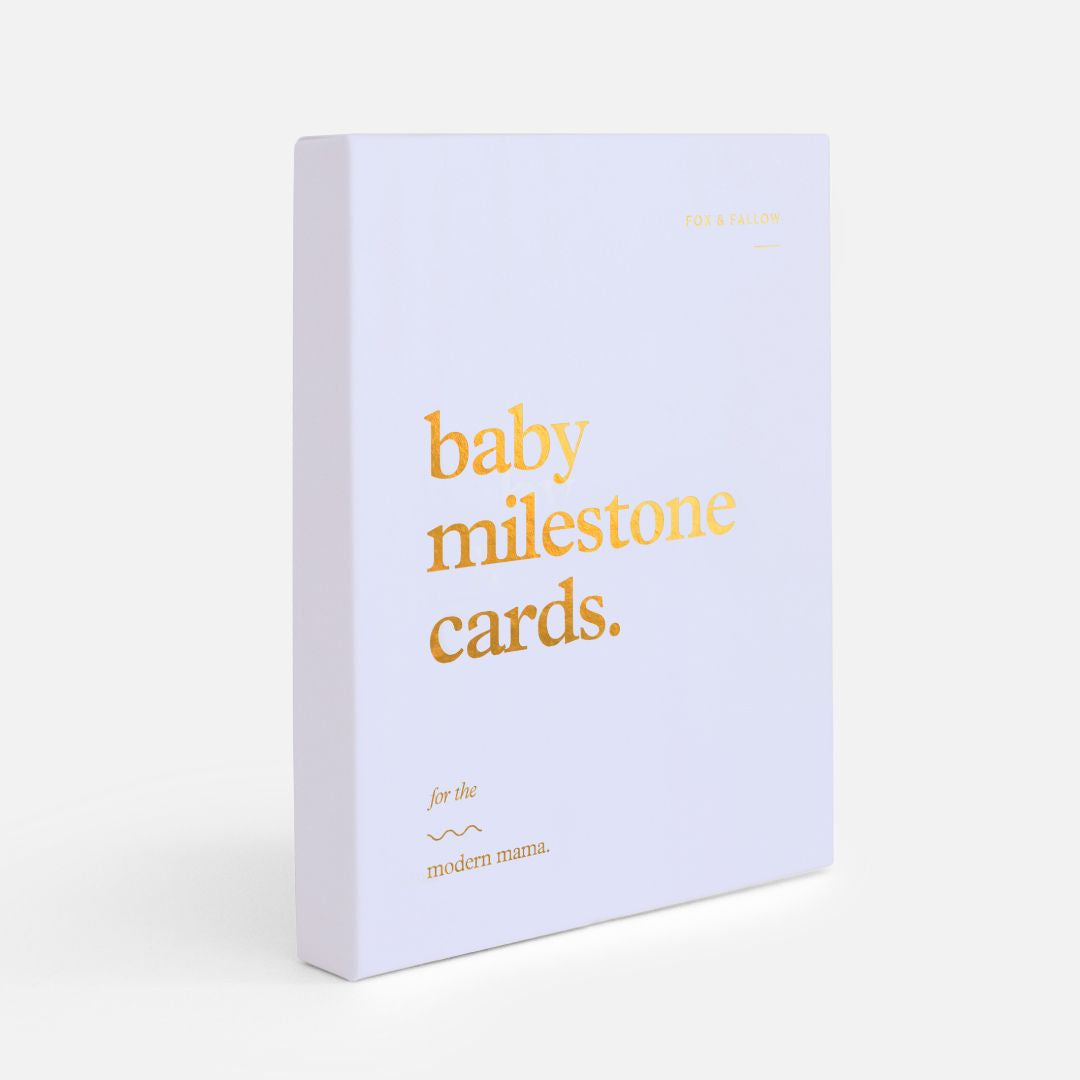 BABY MILESTONE CARDS - POWDER BLUE