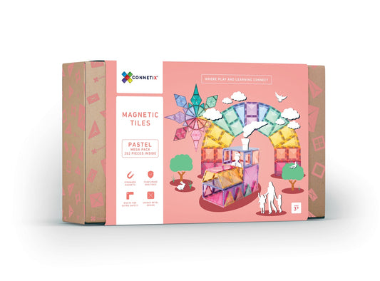 PRE ORDER CONNETIX 202PC MEGA PACK - PASTEL
