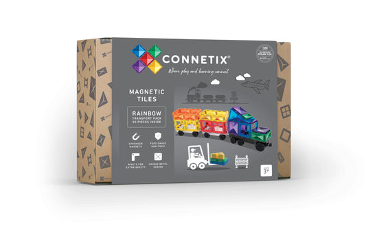 CONNETIX 50 PC RAINBOW TRANSPORT PACK