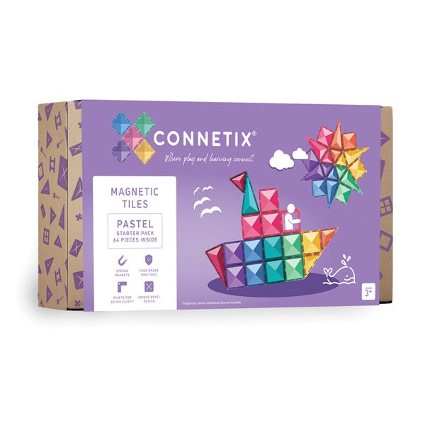 CONNETIX PASTEL 64 PC STARTER PACK