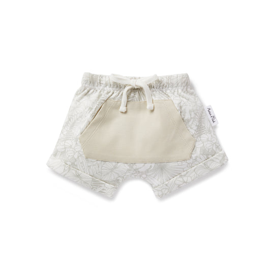 ANIMAL POCKET SHORTS - WHITE