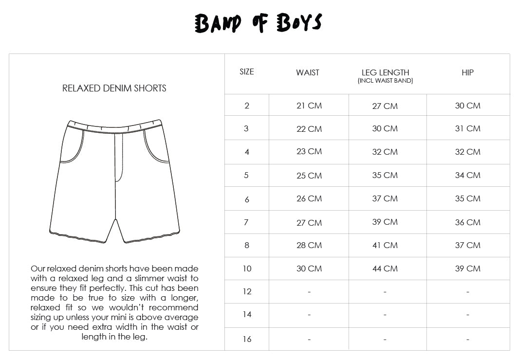 RELAXED DENIM SHORTS - BLACK