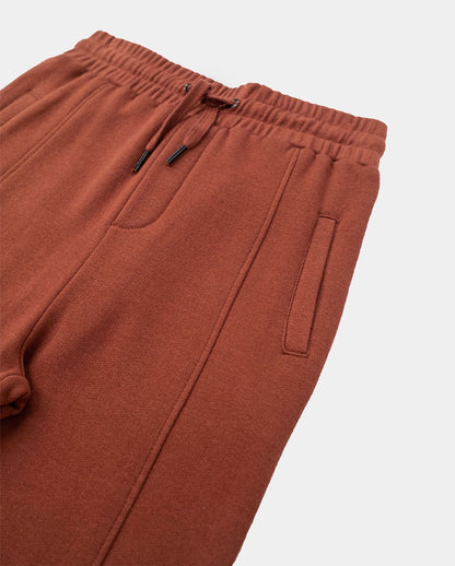 BANDITS SMILEY FLEECE JOGGERS - CLAY BROWN