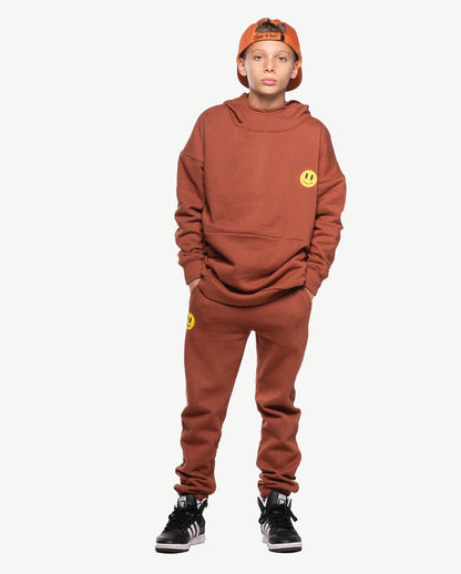 BANDITS SMILEY FLEECE JOGGERS - CLAY BROWN