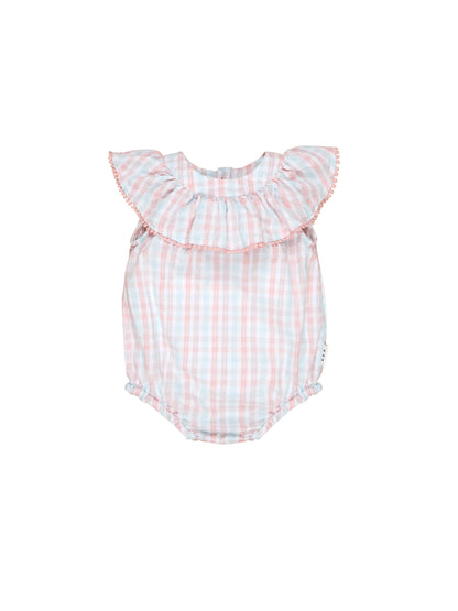 JEWEL CHECK PLAYSUIT - MULTI