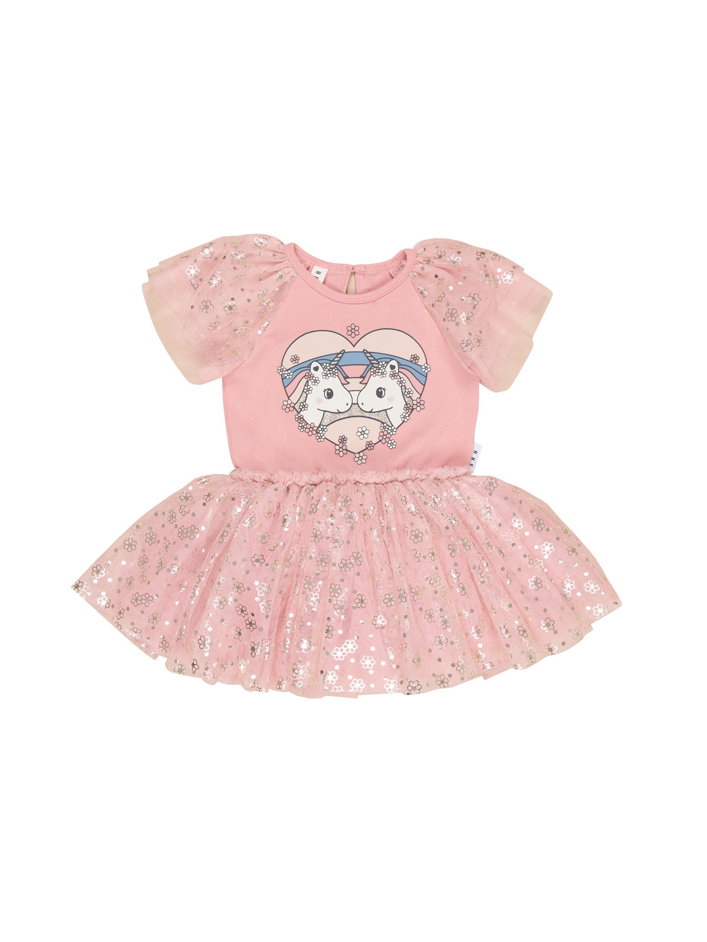UNICORN HEART BALLET DRESS - DUSTY ROSE