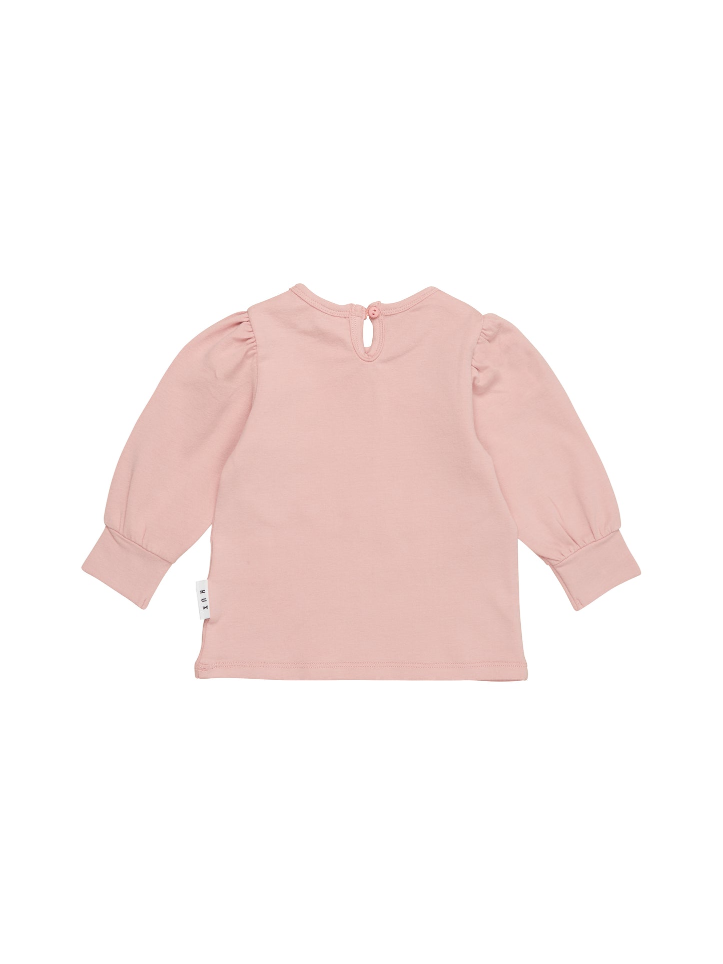 RAIN BOW PUFF TOP - DUSTY ROSE