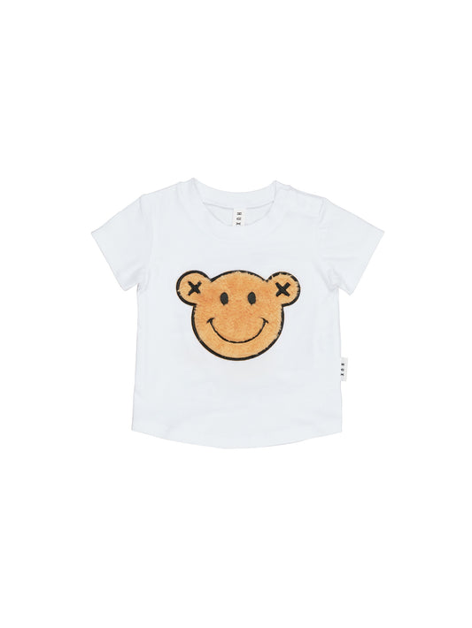 SMILE BEAR T-SHIRT  - WHITE