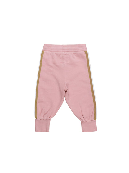 RETRO TRACK PANT - DUSTY ROSE