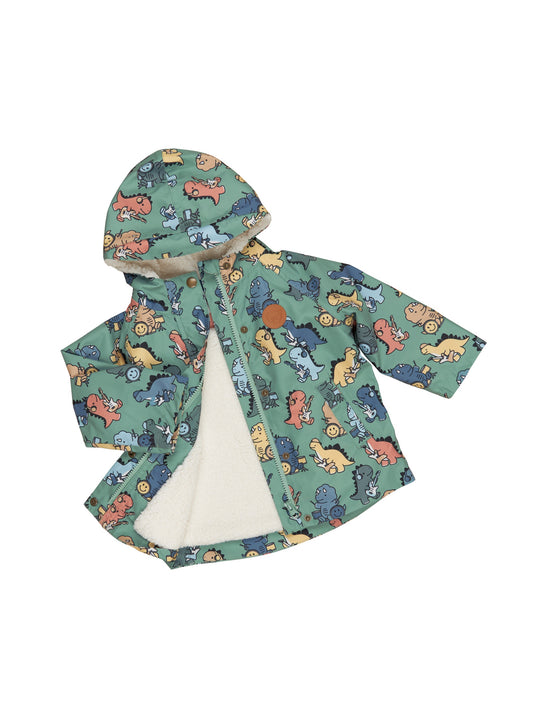 DINO BAND RAINCOAT  - WINTER GREEN