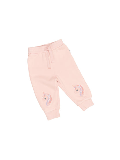 MYSTIC UNICORN RETRO TRACK PANT - WASHED ROSEBUD