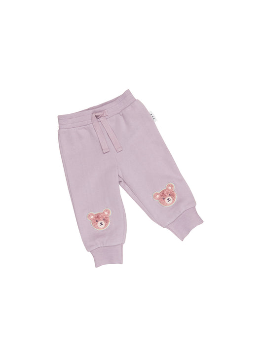 RAINBOW FUR BEAR RETRO TRACK PANT - LILAC