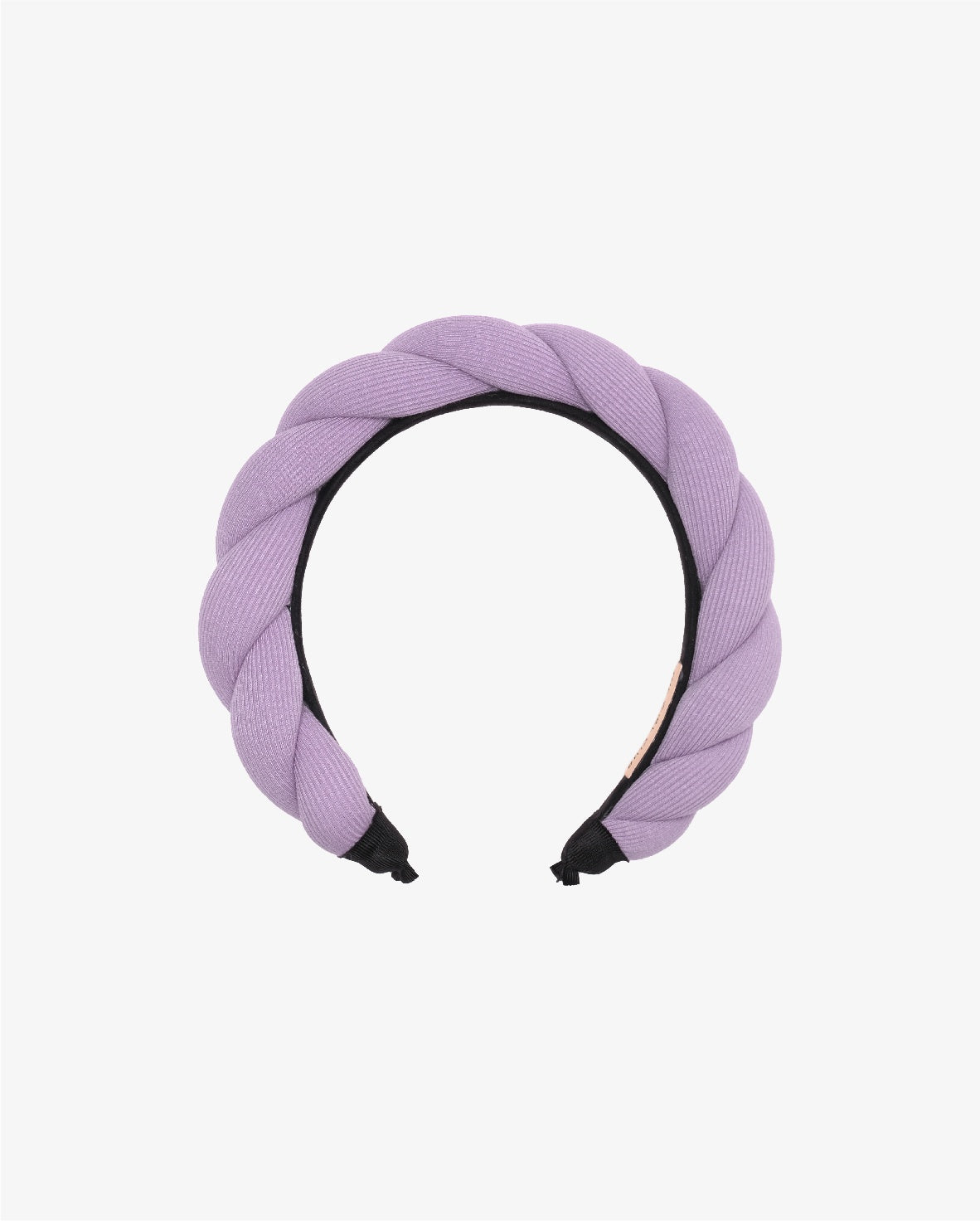 COTTON RIB TWIST HEADBAND - LILAC