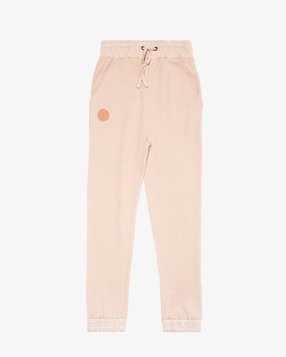 WAFFLE COTTON LOUNGE PANTS - LATTE