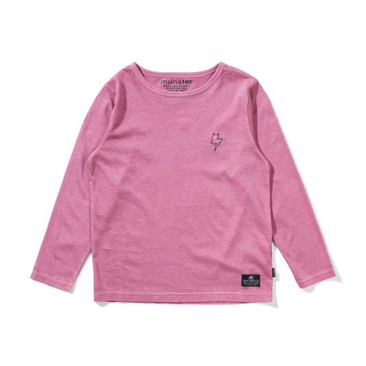 WASHED UP LS TEE - WASHED PINK