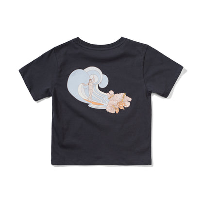 Wahine Tee - Soft Black