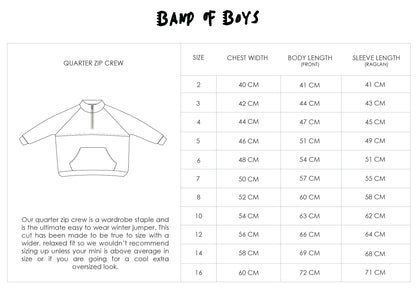 TOXIC HOTDOG FLEECE QUARTER ZIP JUMPER - OAT