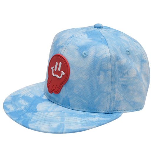 HIP HOP CAP - BLUE TIE-DYE