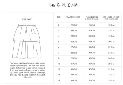 VAMP LIPS LAYER SKIRT - BLUE