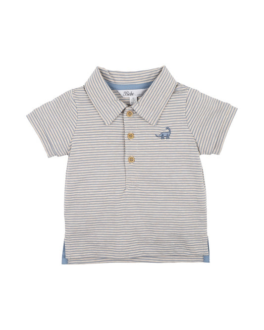 DINO STRIPE POLO