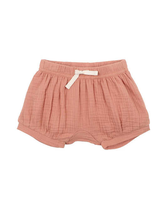 CRINKLE SHORTS - CARAMEL