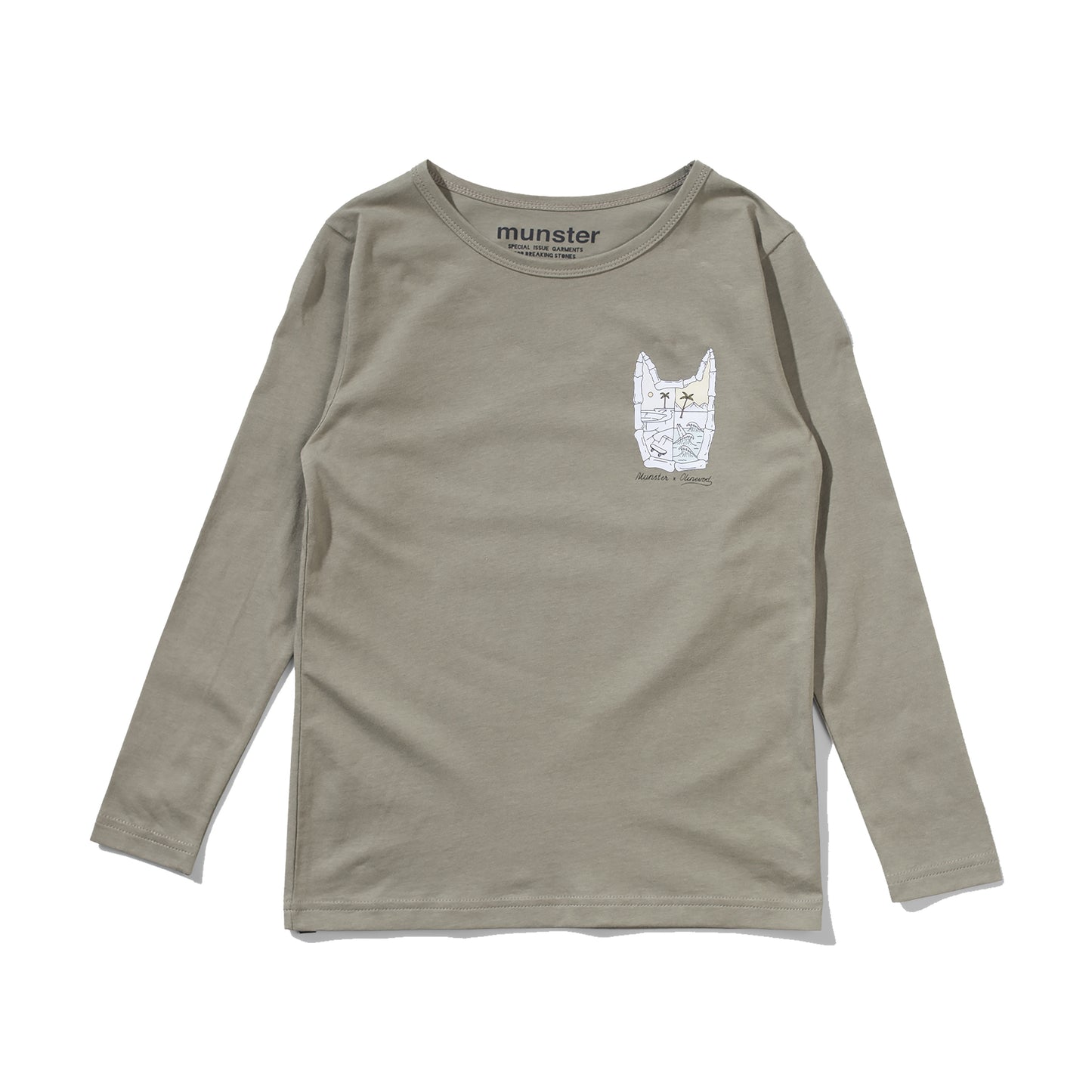 HALF DAY LS TEE - OLIVE