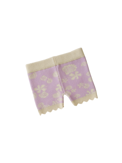 ZIGGY LOU BIKE SHORTS - SEASHELL