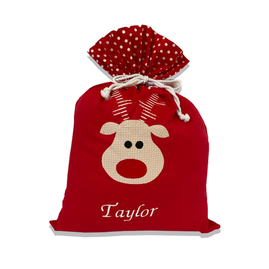 SANTA SACK - REINDEER